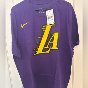 Nike Men's LA Lakers Purple Tee